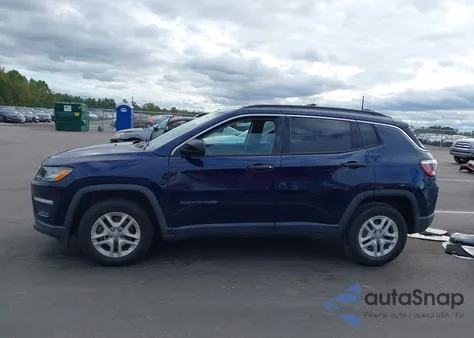 2019 Jeep Compass Sport Fwd из США, поврежденный, VIN 3C4NJCAB9KT637088